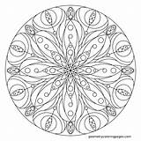 Coloring Pages Geometric Mandala Getcolorings Printable sketch template