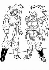 Goku Vegeta sketch template