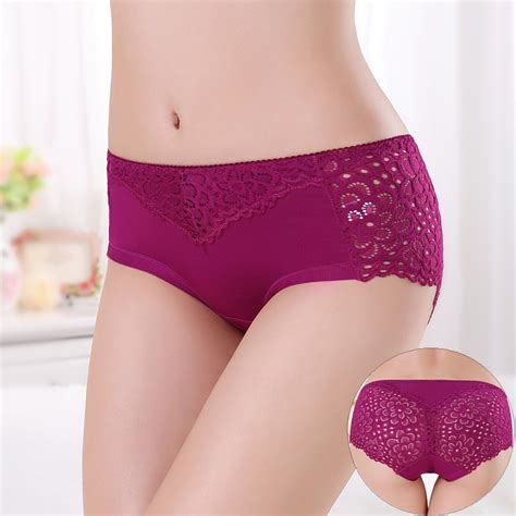 2017 hot sale sexy panties modal antibacterial women underwear lace