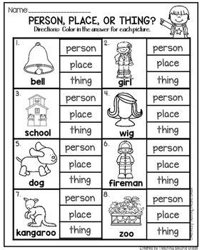 nouns worksheets nouns worksheet nouns worksheet kindergarten