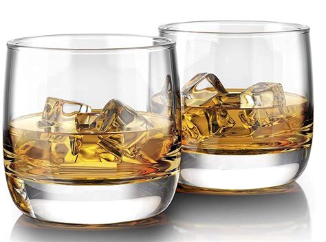 A K Sales Modern Whisky And Scotch Glass Heavy Bottom 300 Ml Set Of 6