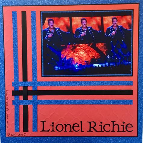 inspired   page called mother  son  dcwvcom lionel richie scrapbooking