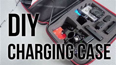 diy gopro charging case ft poweradd pilot gs external battery youtube