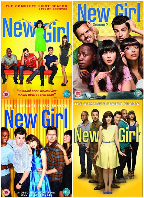 New Girl Season 1 4 Complete Dvd Collection Seasons 1 2 3 And 4