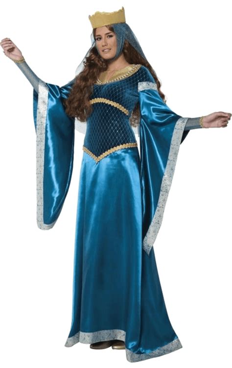 Adult Medieval Maid Marion Costume Uk