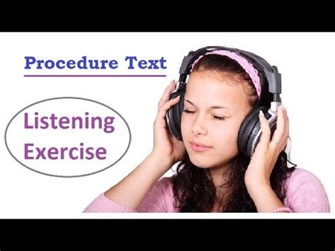 procedure text   wear life jacket  listening exercise youtube
