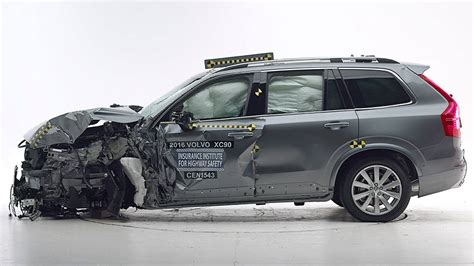 volvo xc90 reduces crash test to rubble the drive