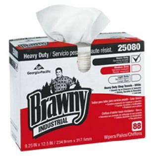 brawny heavy duty shop towels   dispenser box gbe packaging supplies