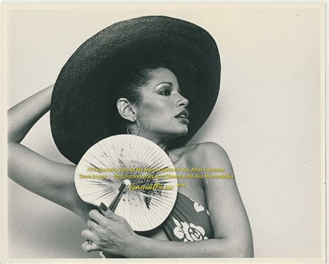 Vanessa Del Rio Collectible Photo Hat Fan 8x10 Rare 1975 Sign After