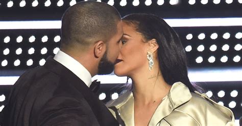rihanna tells drake she loves him in a touching instagram post after that kiss mirror online