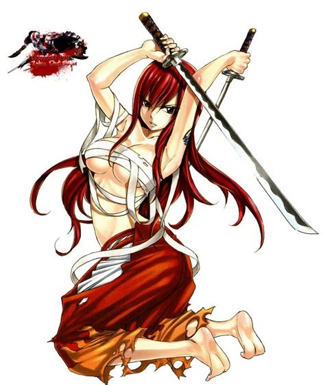 erza scarlet drawing fairy tail anime amino