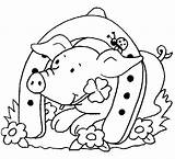 Cheval Cochon Schwein Fer Colorat Porc Malvorlage Maiale Porcelets Desene Purcelusi Ausmalbild Coloriages Cochons Nouvel Plansa Malvorlagan Voeux Gifgratis sketch template