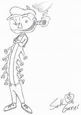 Peach Giant James Coloring Pages Drawing Getdrawings Getcolorings Printable Characters Book Deviantart sketch template