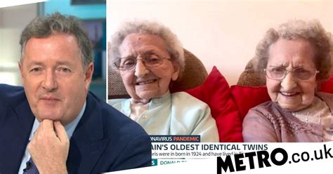 Britain S Oldest Identical Twins Say Secret To Long Life Is Plenty Of