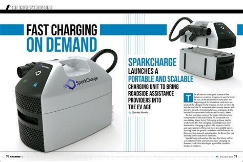 charged evs sparkcharge launches  portable  scalable dc fast charging unit charged evs