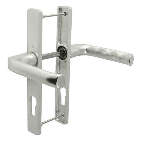 pvc door lock handles  hole silver mm ray grahams diy store