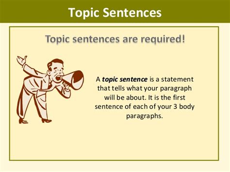 topic sentence meaning  examples exampleng tomorrow news today