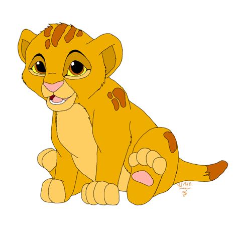 baby simba  fantasiakitty  deviantart