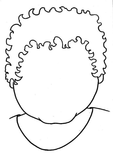 printable blank face coloring page  printable coloring pages  kids