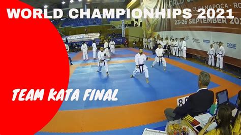 Wukf World Karate Championships 2021 Team Kata Youtube