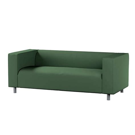 klippan  seater sofa cover dark green   dekoria