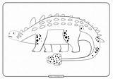 Dinosaur sketch template