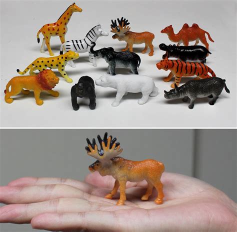 pcs wild animals plastic model toy set  fly toys