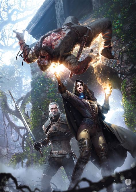 the geeky nerfherder coolart the witcher 3 wild hunt