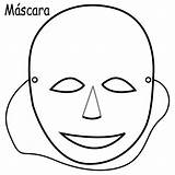 Mascara Mascaras Máscara Coloring Pinto sketch template