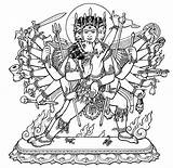 Hindu Gods Coloring Mythology Drawing Goddesses Pages Life Shiva Kb Indian Drawings Impulse sketch template