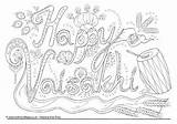 Vaisakhi Colouring Happy Holidays Activity sketch template