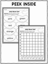 Math Eliceo Nicole Jelly Bean Sort Activity sketch template