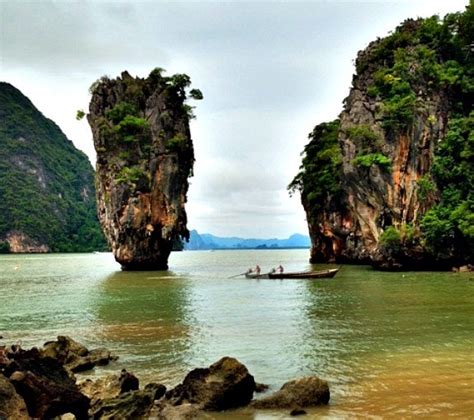 Postcard From James Bond Island Thailand Traveling With Mj