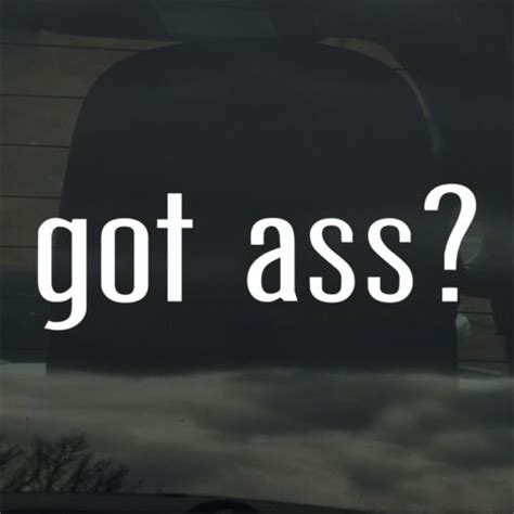 got ass custom vinyl sticker decal booty sexy butt porn ebay