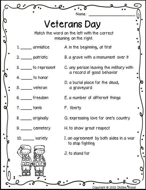 veterans day reading comprehension  esl activities reading