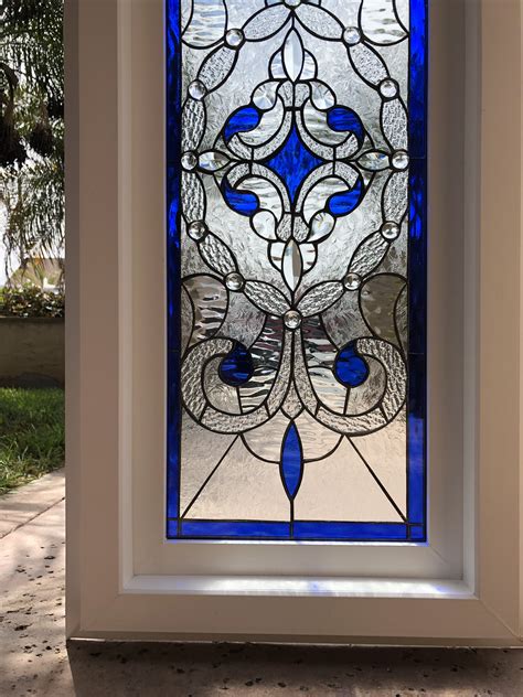 simply stunning  victorville stained  beveled glass window  vinyl frame