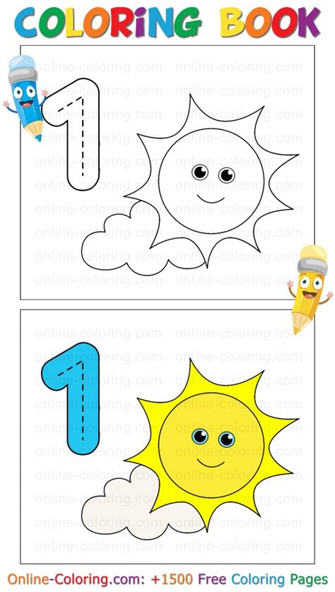 number    coloring page