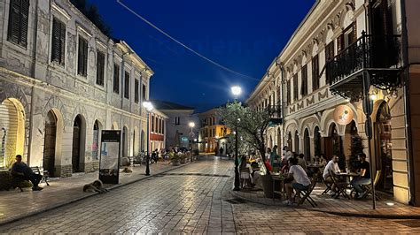 shkodra  town  night albinfo  albaniench