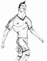 Ronaldo Cristiano Coloring Pages Soccer Messi Printable Drawing Clipart Color Jersey Players Getcolorings Christiano Cliparts Getdrawings Vs Print Pag Popular sketch template