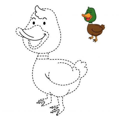 ilustracion de juego educativo  pato pa premium vector freepik