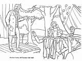 History Coloring Pages American Timeline Kids sketch template