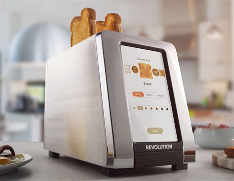 smart toaster    touch screen