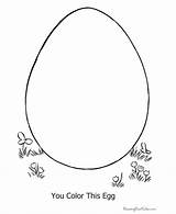 Easter Egg Coloring Pages Preschool Color Kids Eggs Printable Own Crafts Activities Colouring Toddlers Print Toddler Activity Children Template Fun sketch template