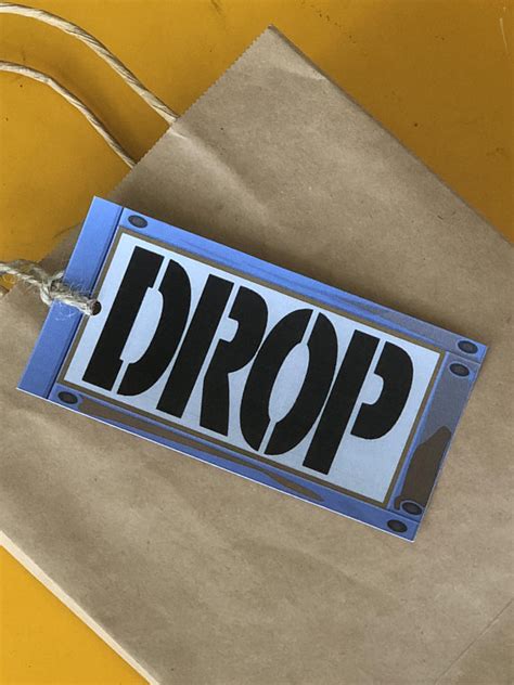 Fortnite Birthday Party Supply Drop Tag Fortnite Favor