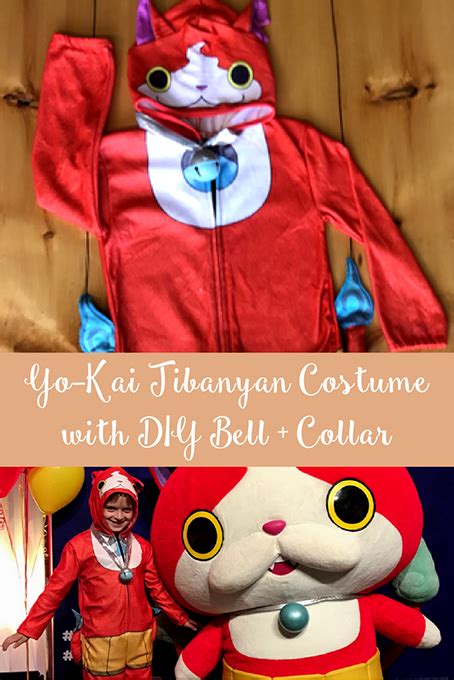 Yo Kai Jibanyan Costume With Diy Bell Collar • The