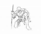 Daredevil Template Men Action Pages Superhero Drawing Coloring Getdrawings sketch template