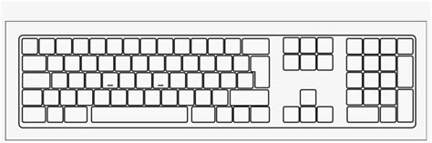paper version   blank computer keyboard  blank keyboard