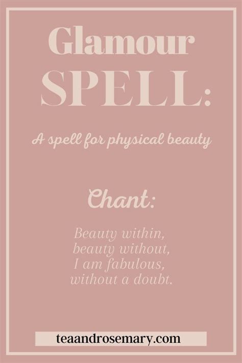 3 Easy Glamour Spells For Enhanced Beauty Using Witchcraft Tea