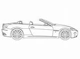 Maserati Cabrio Granturismo Richwald sketch template