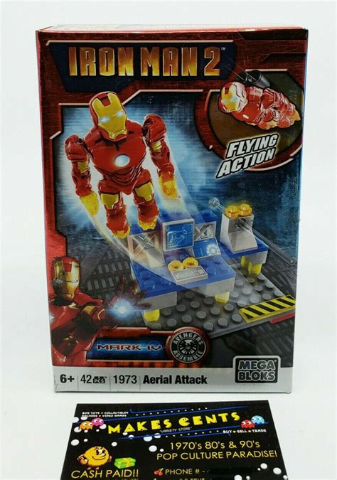 mega bloks iron man   aerial attack mark iv brand  sealed  ebay